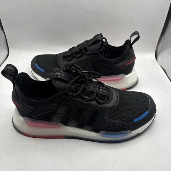 Adidas Originals NMD_V3 Mens Size 9.5 Black White Running Shoes - Brand new - Picture 2 of 6